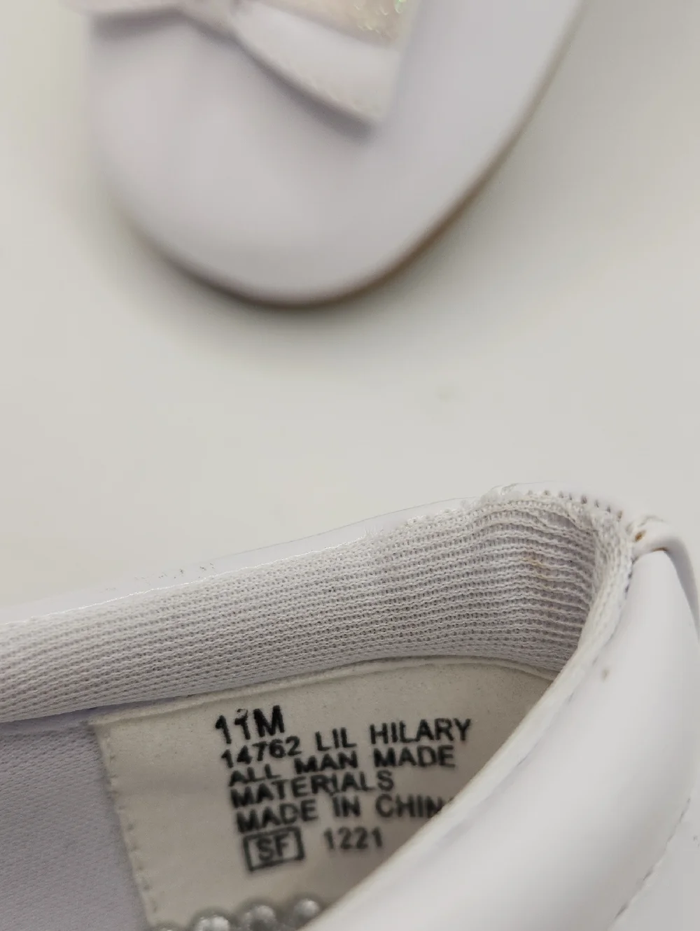 Rachel Shoes White Patent Lil Hilary Size 11M